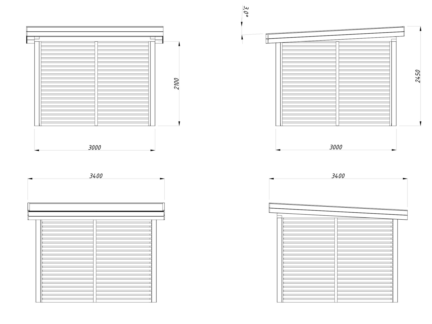 Pavillon Lenna 8,3 m²  Set 302