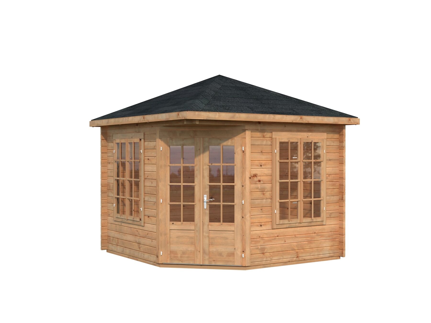 Pavillon Melanie 6,9 m² Hellbraun