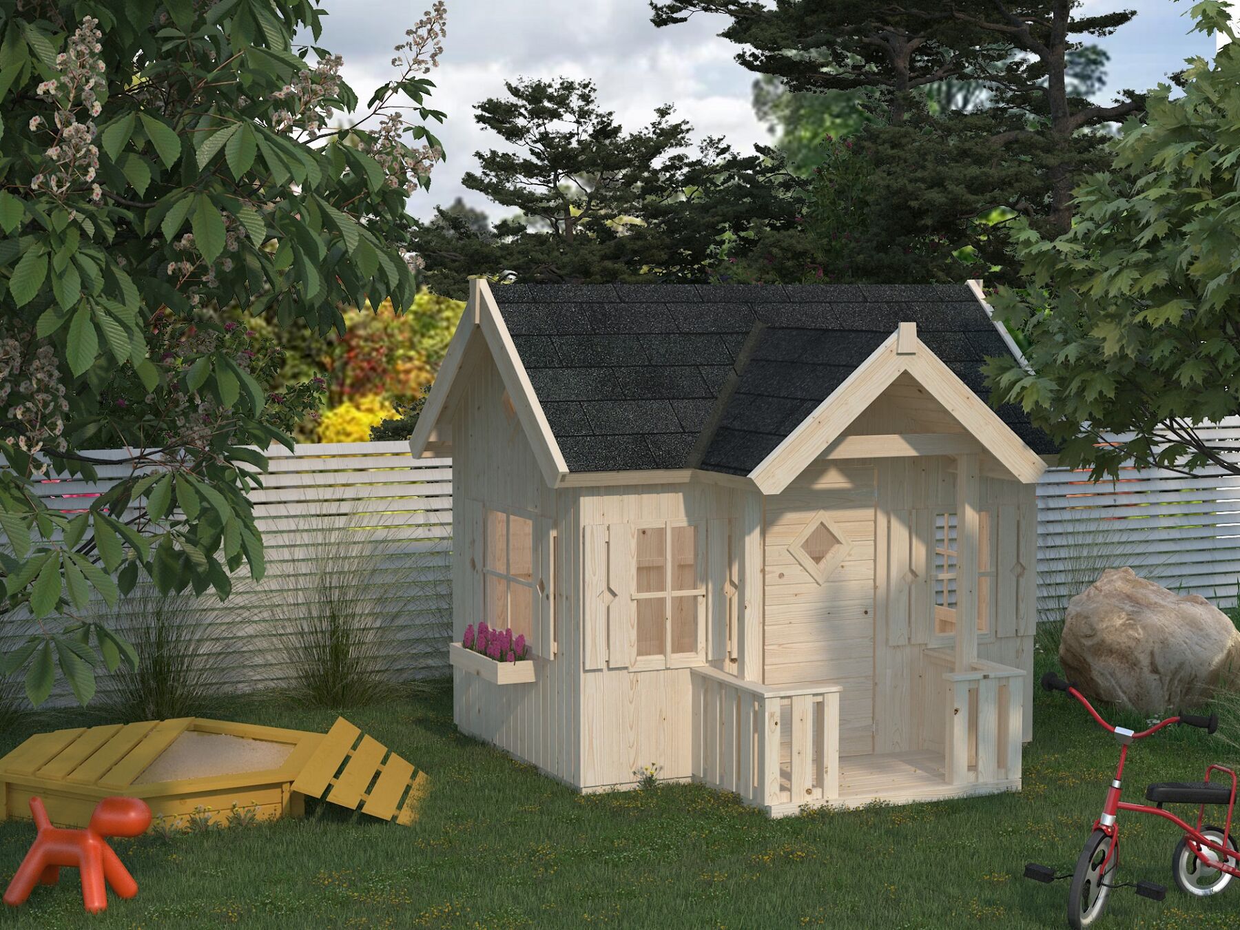 Kinderspielhaus Jennie 3,6 m²