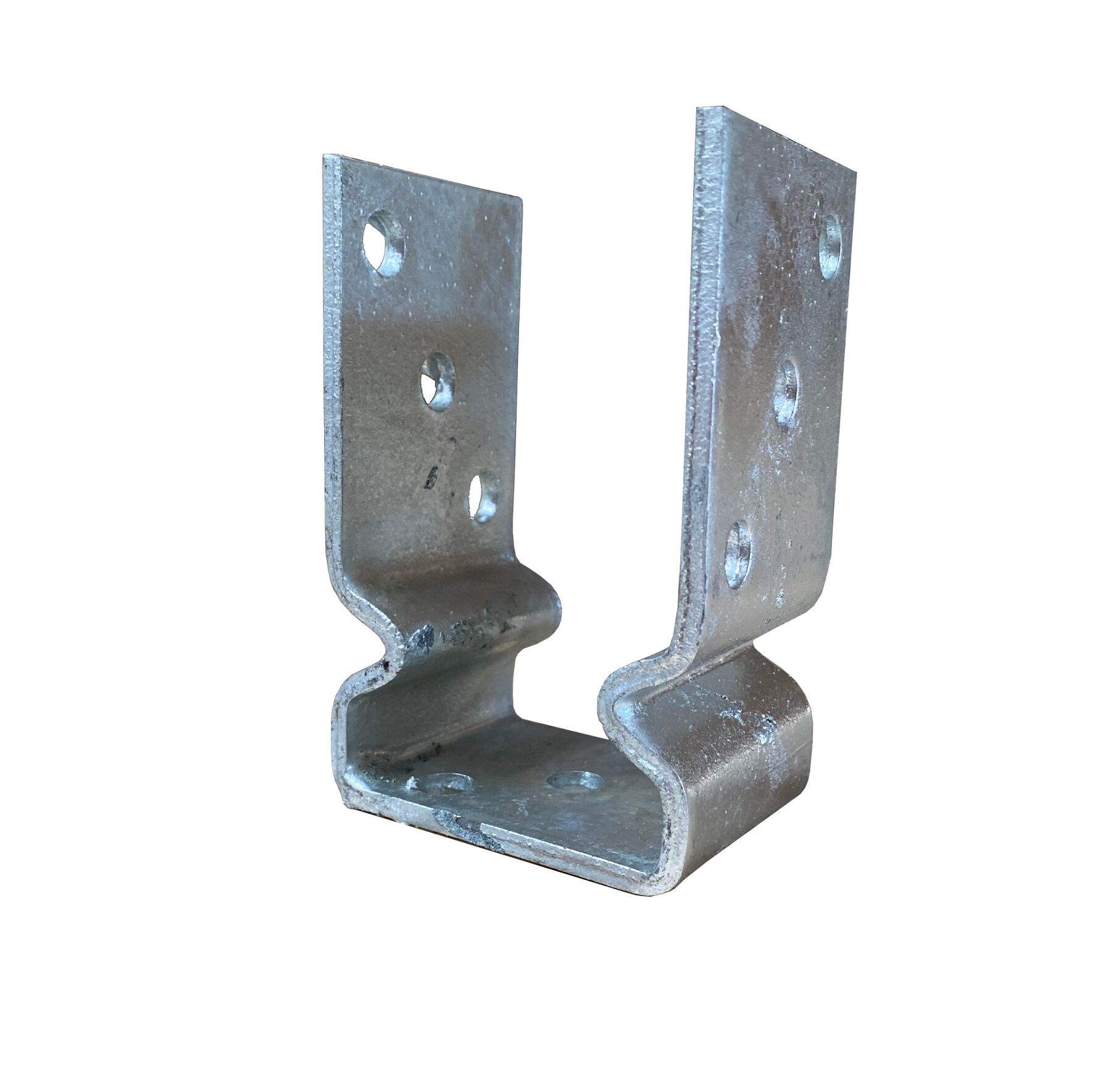 U-Pfostenlasche 71 mm, Pfostenträger zum Aufschrauben