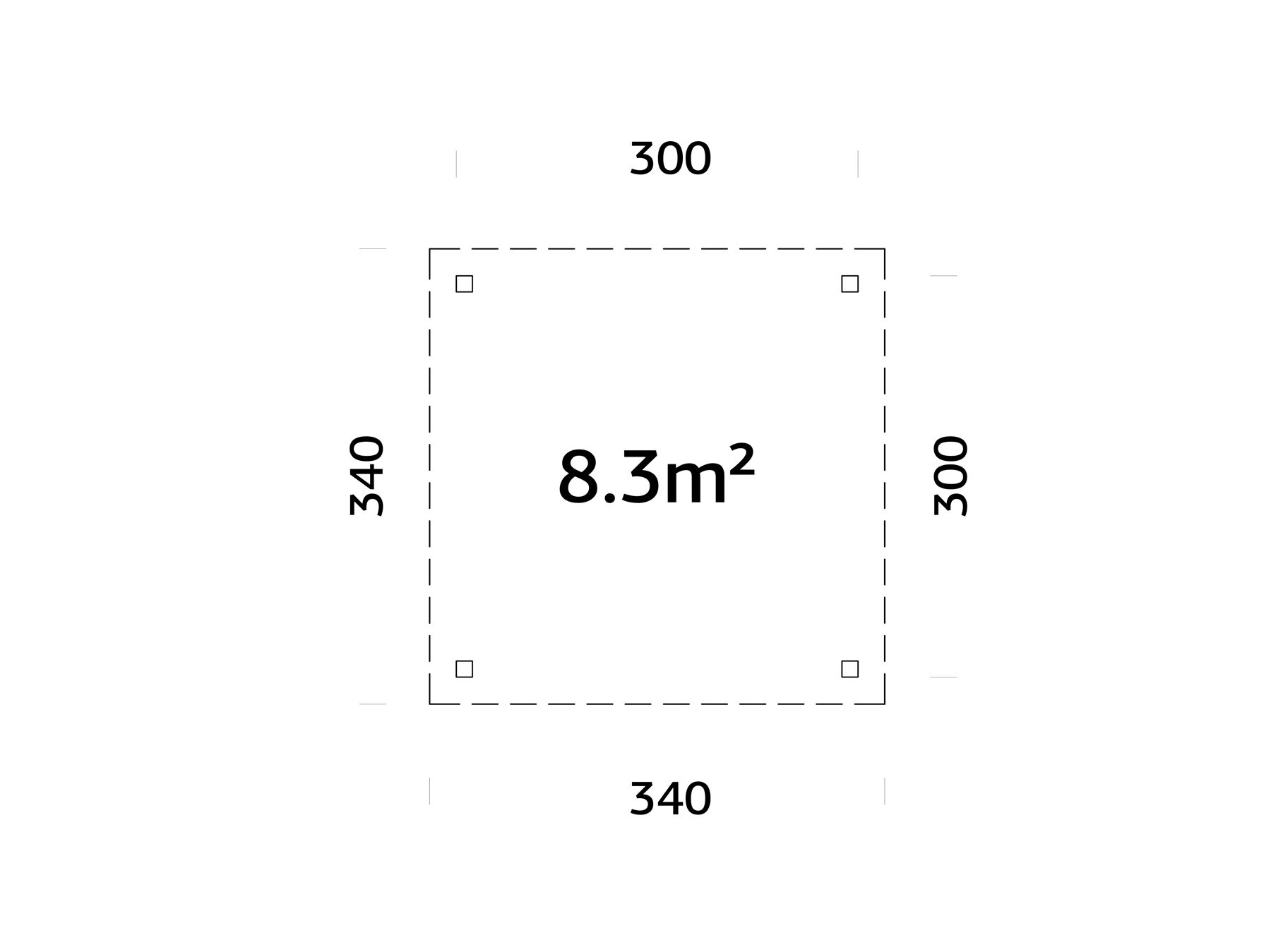 Pavillon Lenna 8,3 m² 