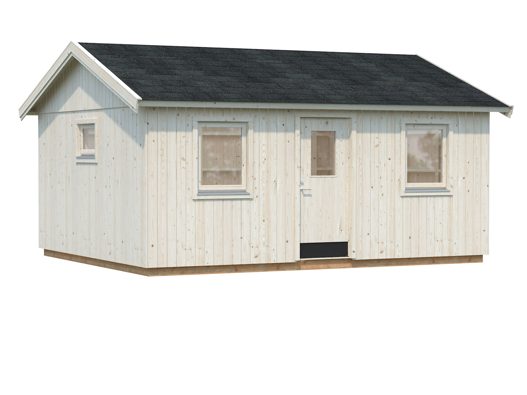 Nordic-Haus Pernilla 21,5 m² mit Metalldach Ziegel