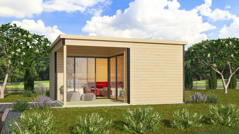 Gartenhaus mit Glasfront Gartenhäuser mit viel Glas