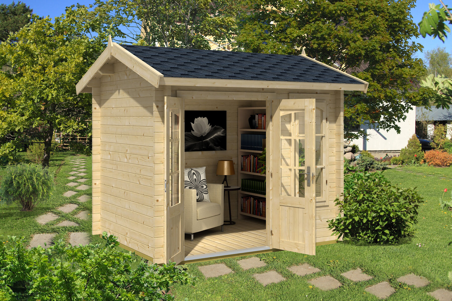 Drinnen, Innenarchitektur, Gras, Wohnen, Draußen