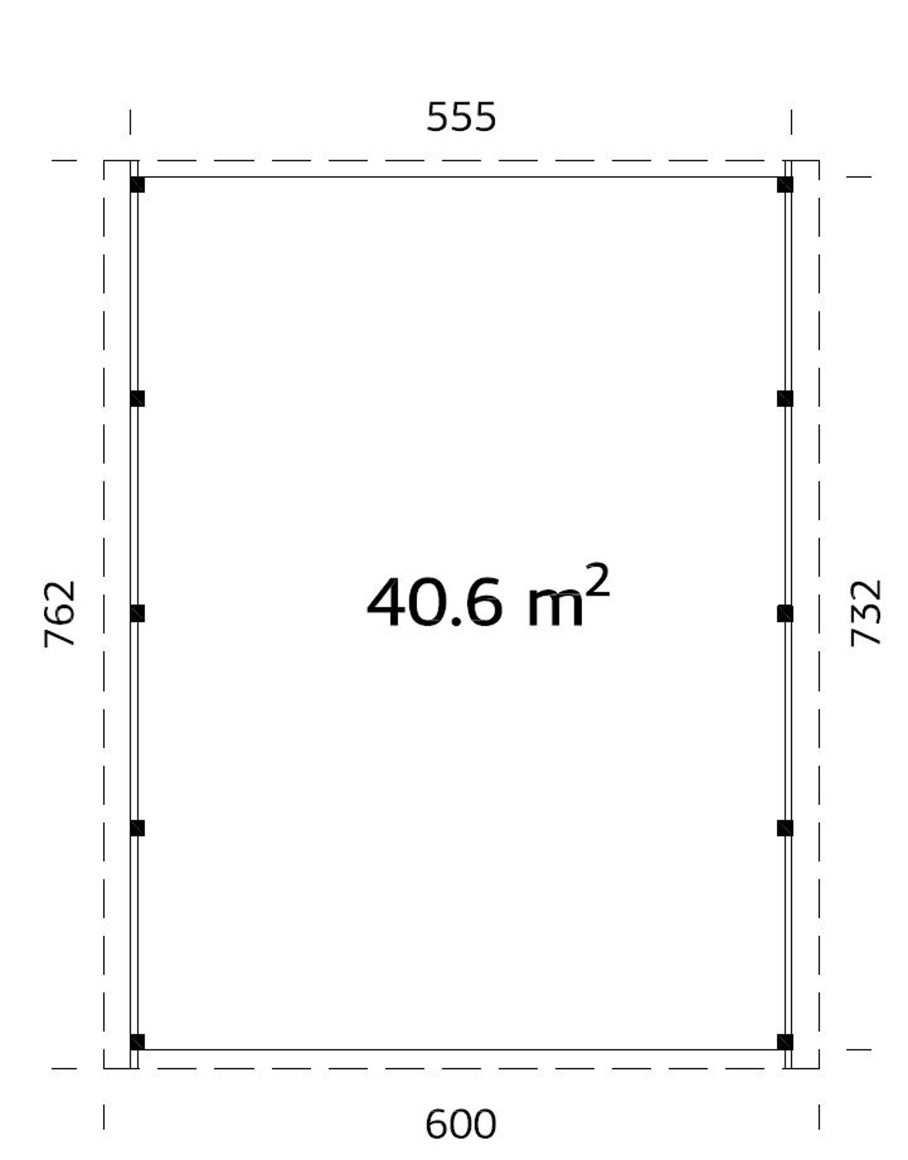 Doppelcarport Karl 40,6 m²