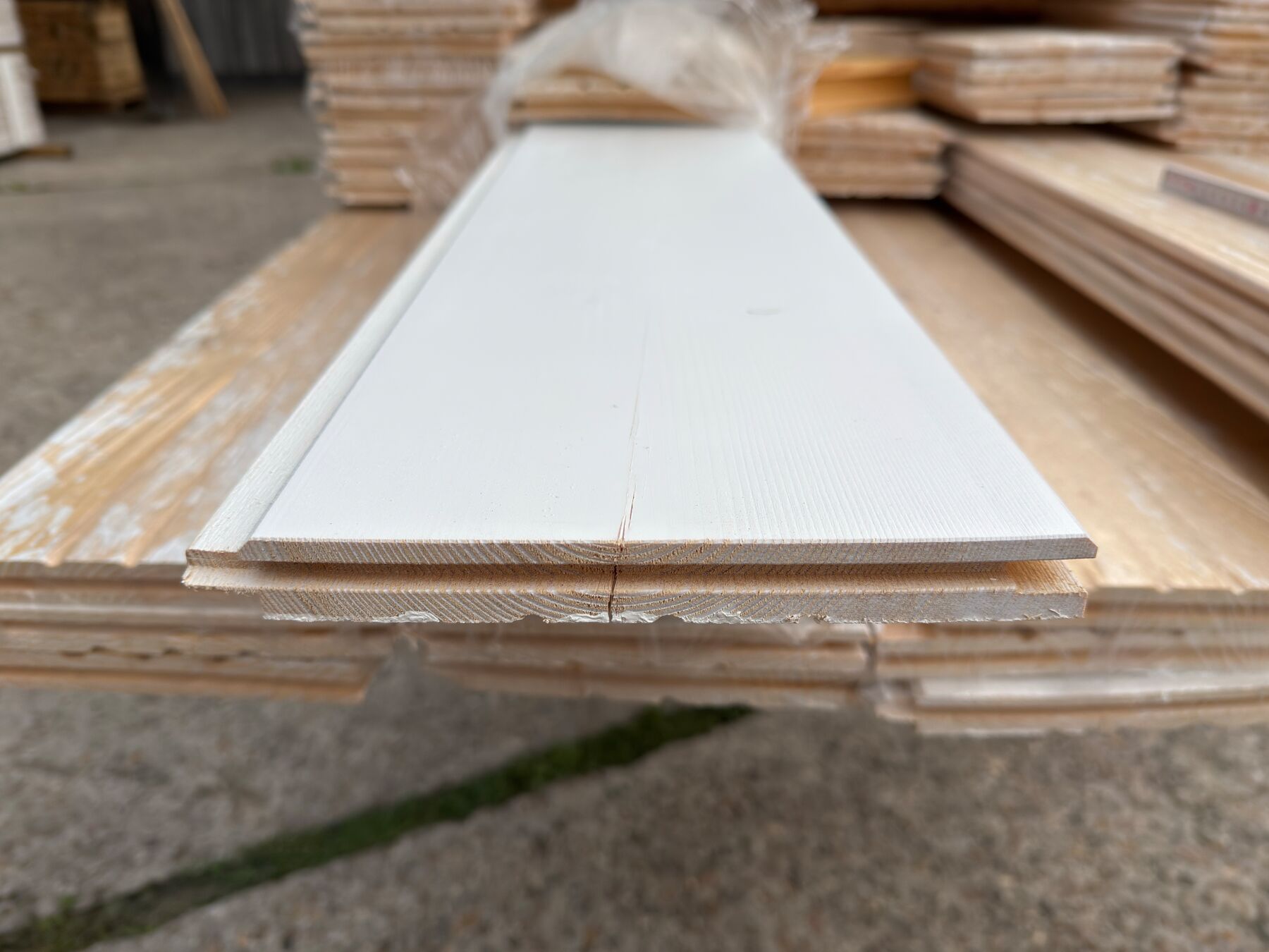 47,62 m² Fichte Profilholz Weiß , 21x196 mm 47,62 m² Fichte Profilholz Weiß , 21x196 mm