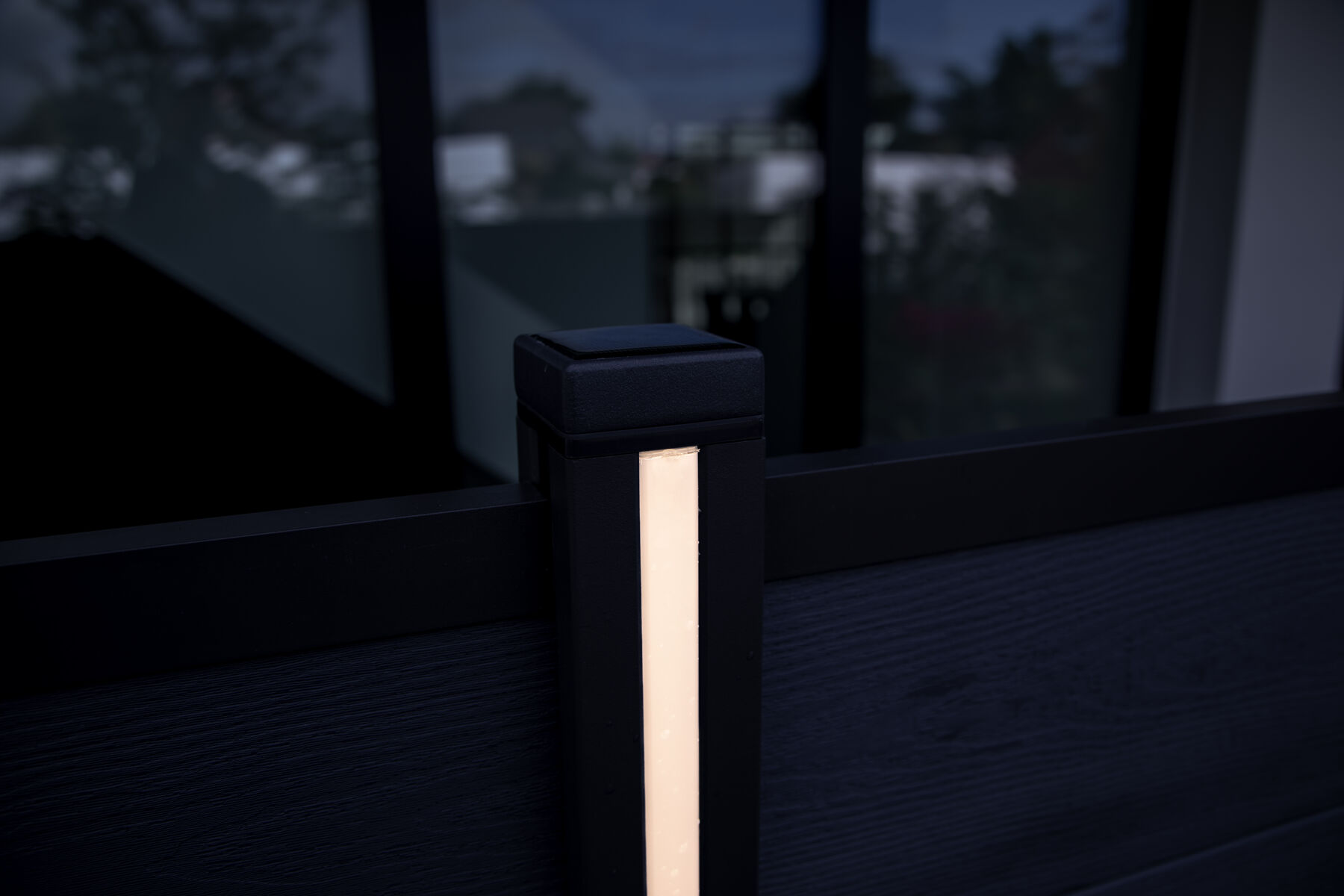 LED Pfostenleiste für Steckzaun