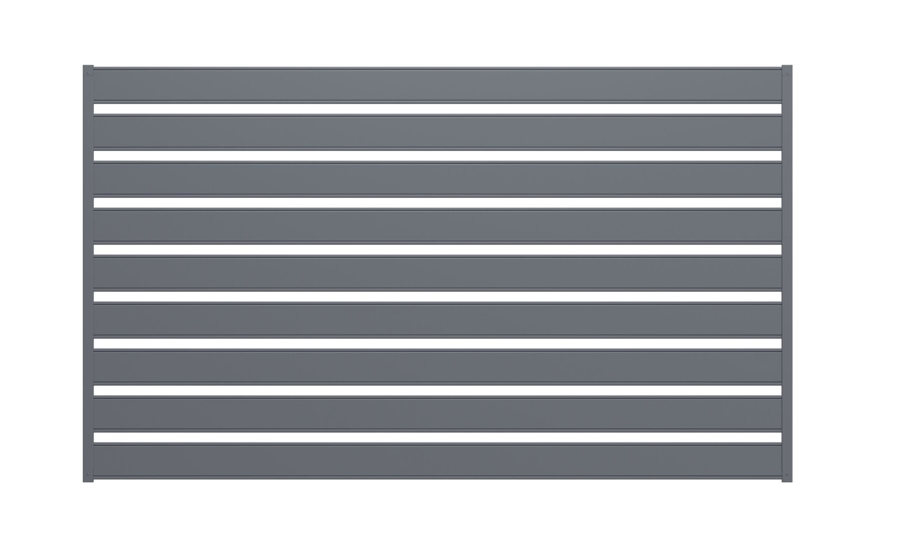 Stahlzaun Anthrazit, Variante 100