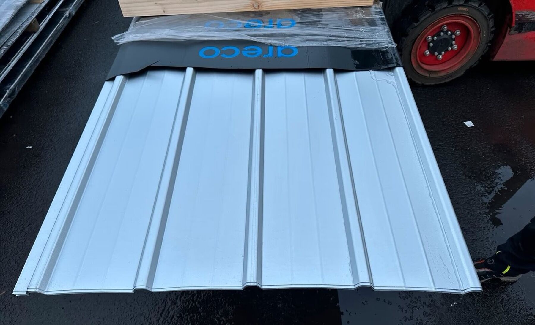35,19 m² Trapezblech Sonderposten 520 cm Alu-Zink DP 20/220