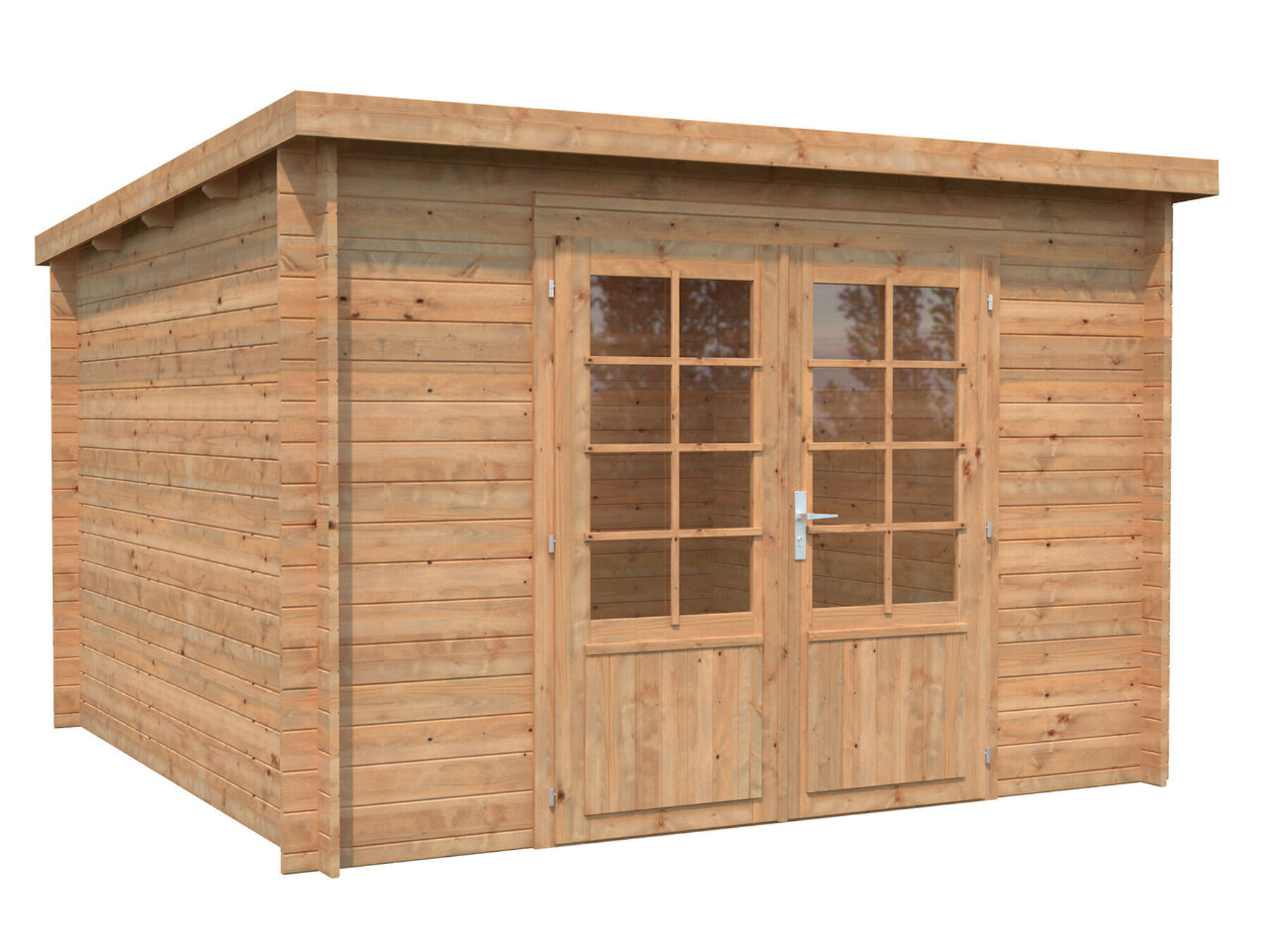 Gartenhaus Ella 8,7 m² Hellbraun 