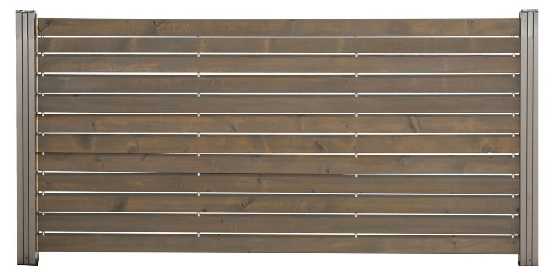 Sichtschutzzaun, Craftwood Grau 180 x 87 cm