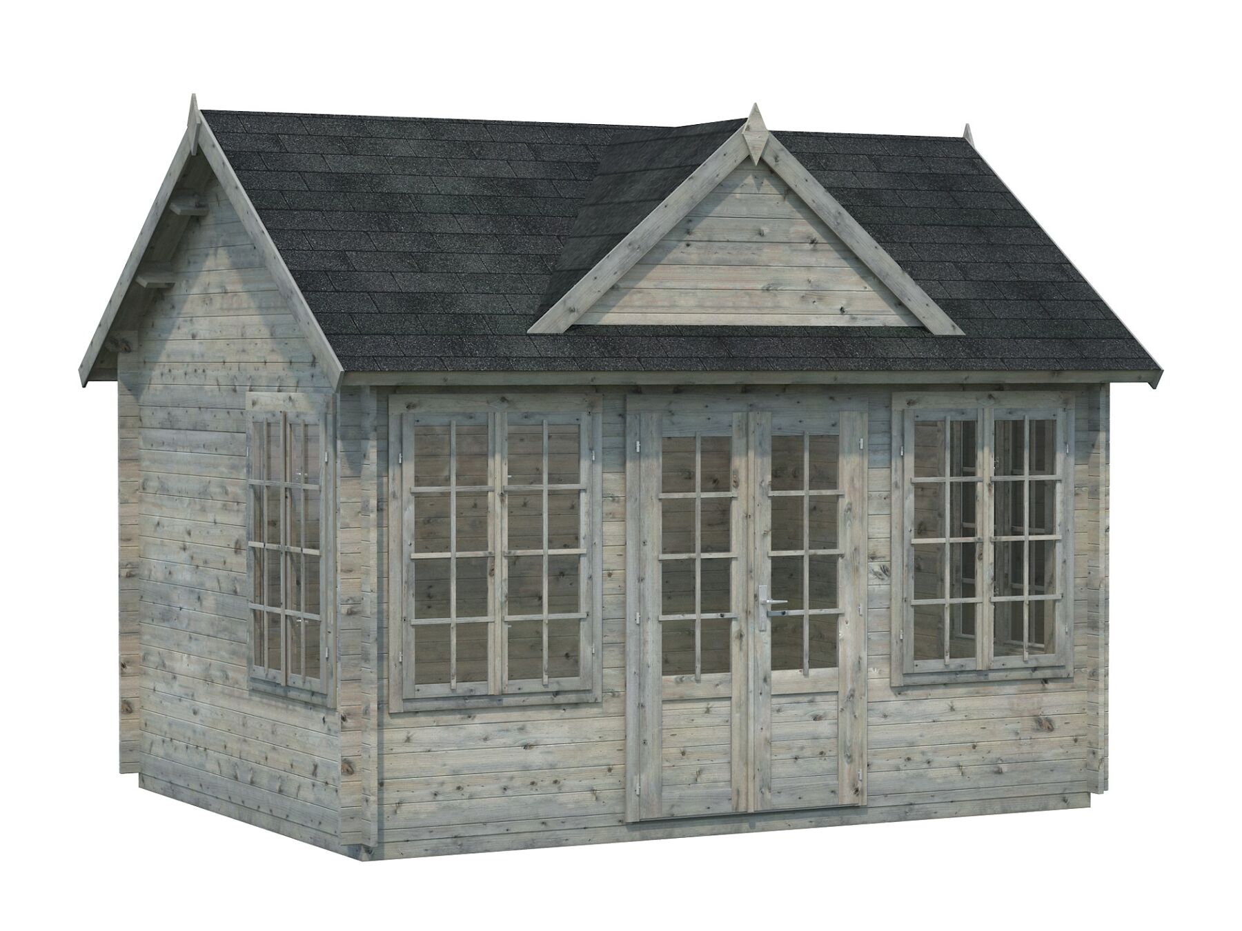 Gartenhaus Claudia 11,5 m² Grau 