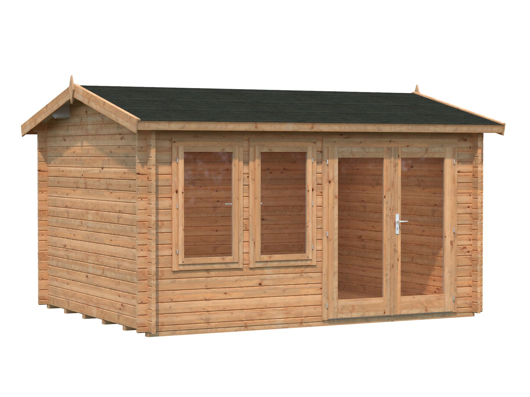 Gartenhaus Iris 11,1 m² Hellbraun 