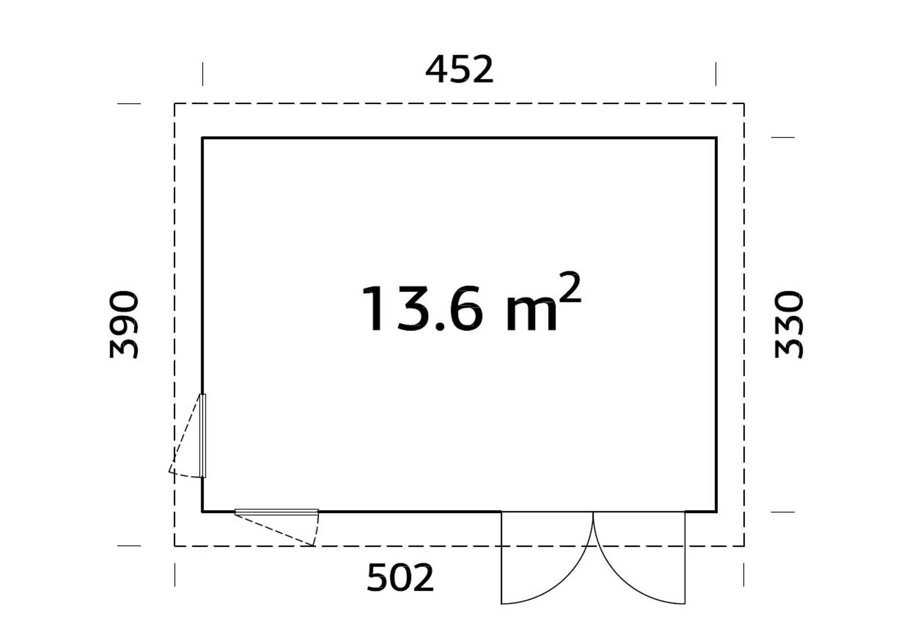 Nordic-Haus Simone 13,6 m²