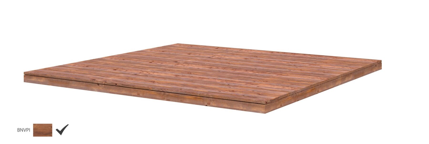 Fußbodenpaket 300x300 cm [Betty 9,0 m²]
