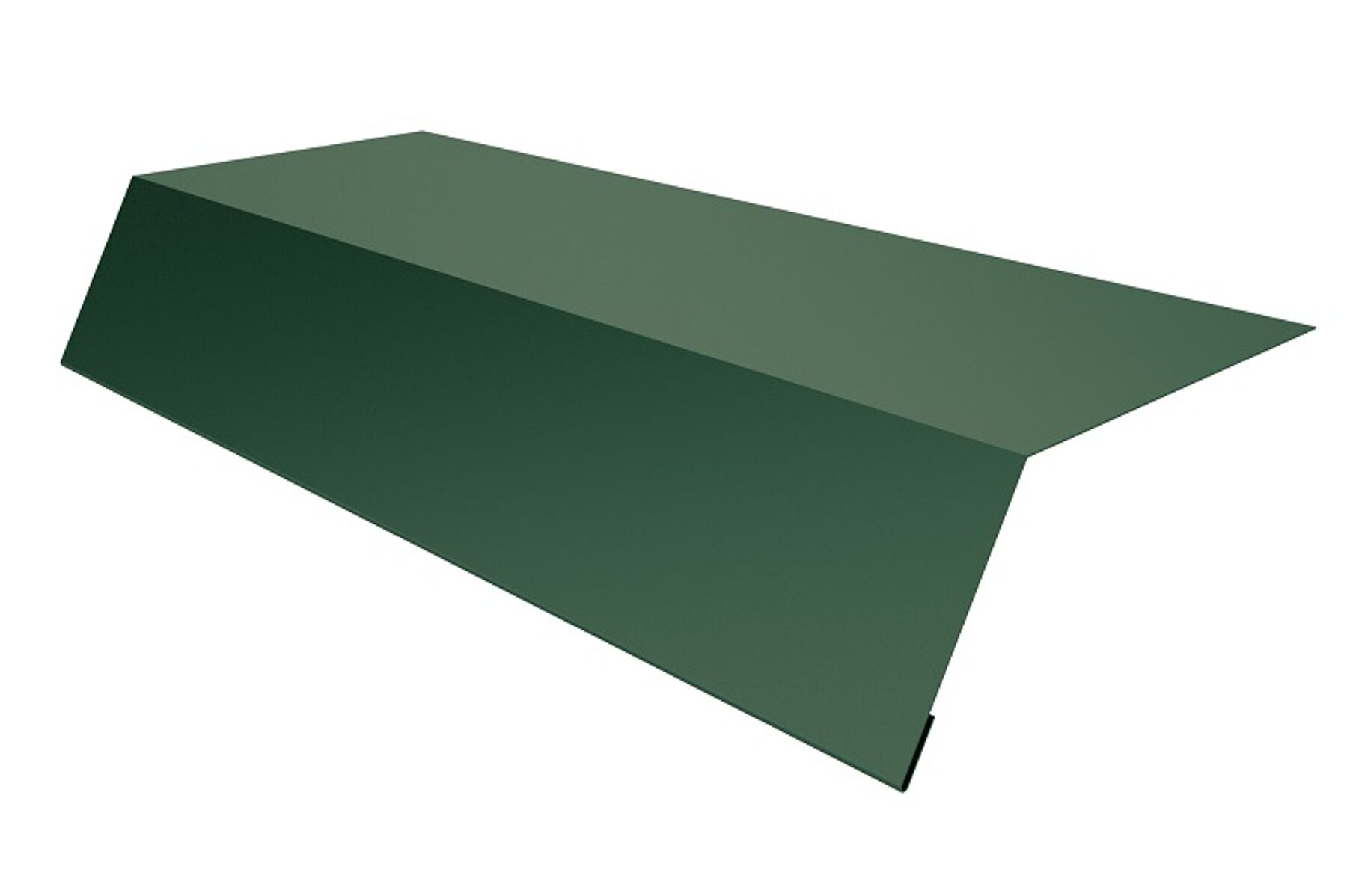 Traufbleche Dunkelgrün 60 x 150 x 2000 mm