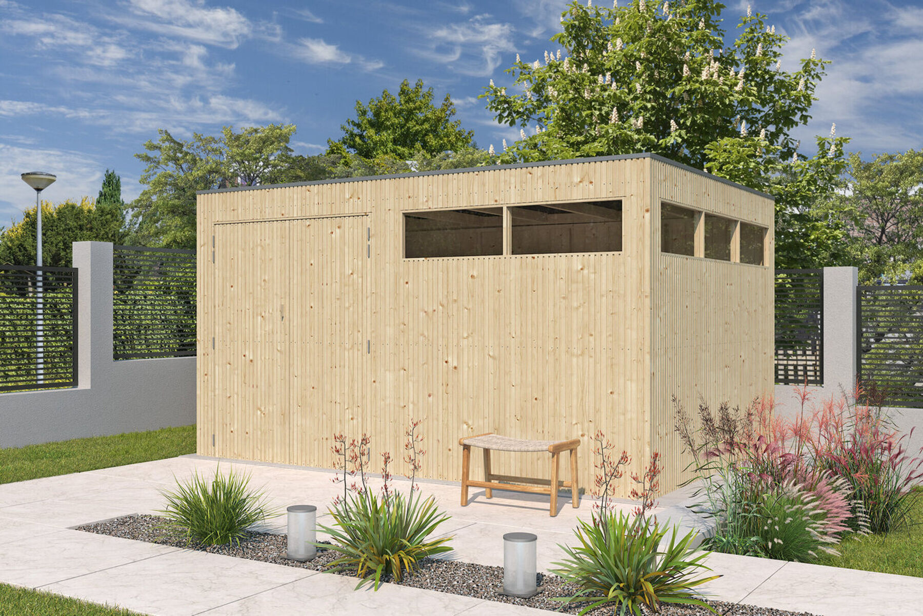 Gartenhaus Nele Cube L - 10,93 m²