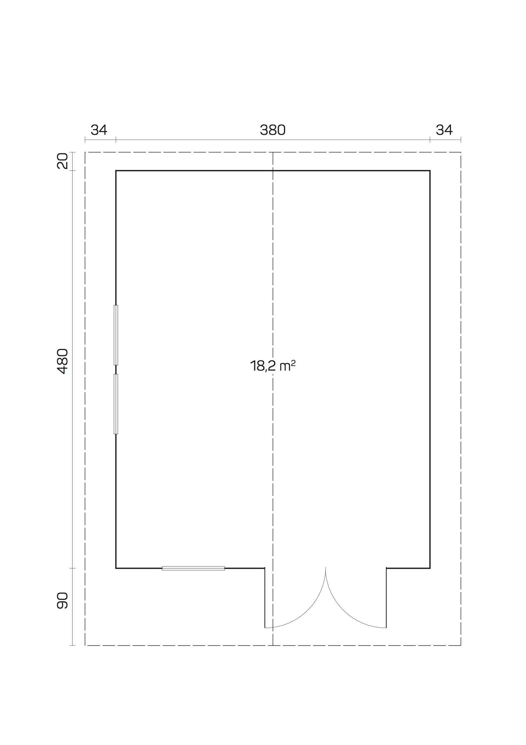 Gartenhaus Enzo C/1 40