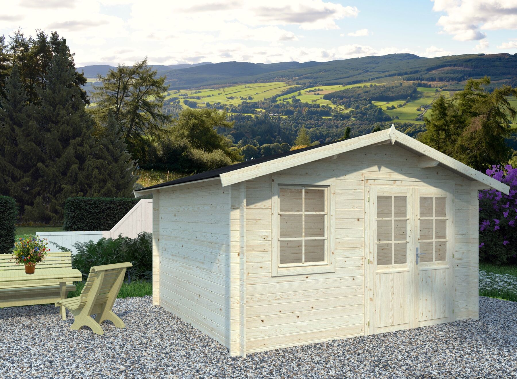 Palmako Gartenhaus Klara 10,4 m²