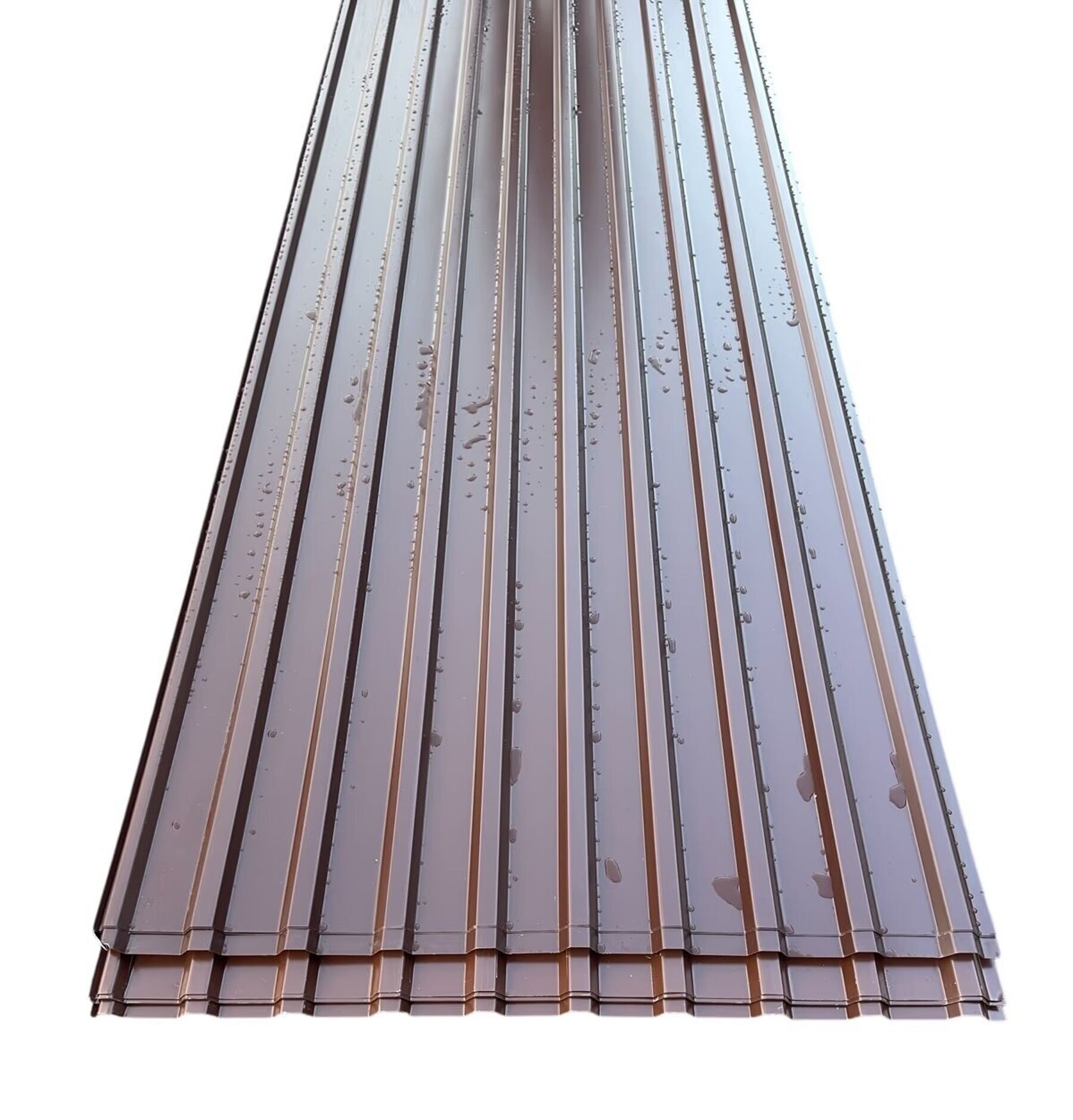 68,04 m² Trapezblech Sonderposten 300 cm Braun DP 20-65