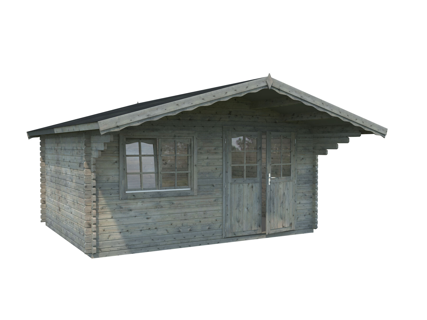 Palmako Gartenhaus Sally 15,5 m² Grau