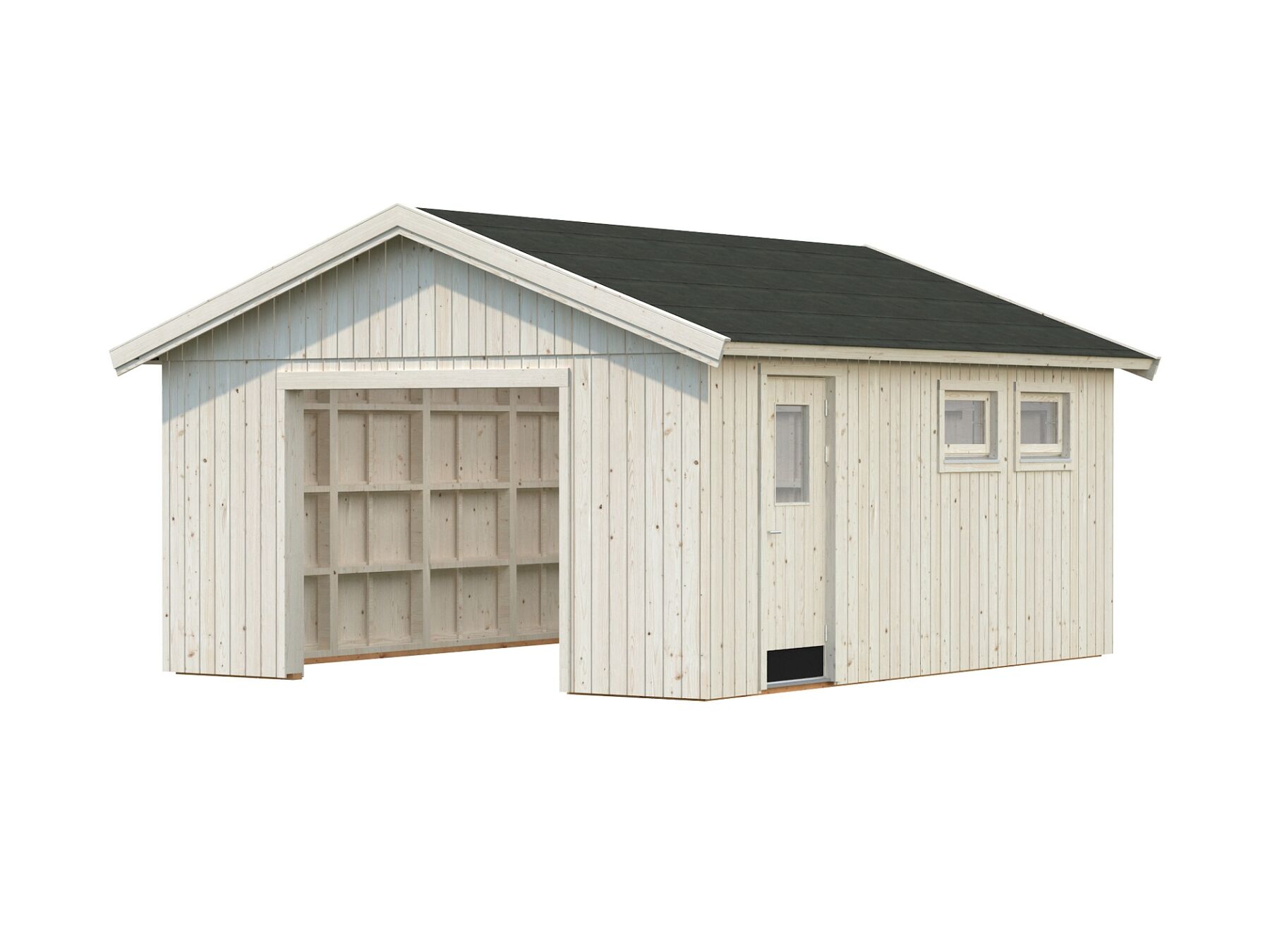 Elementgarage Andre 21,5 m² Ohne Tor