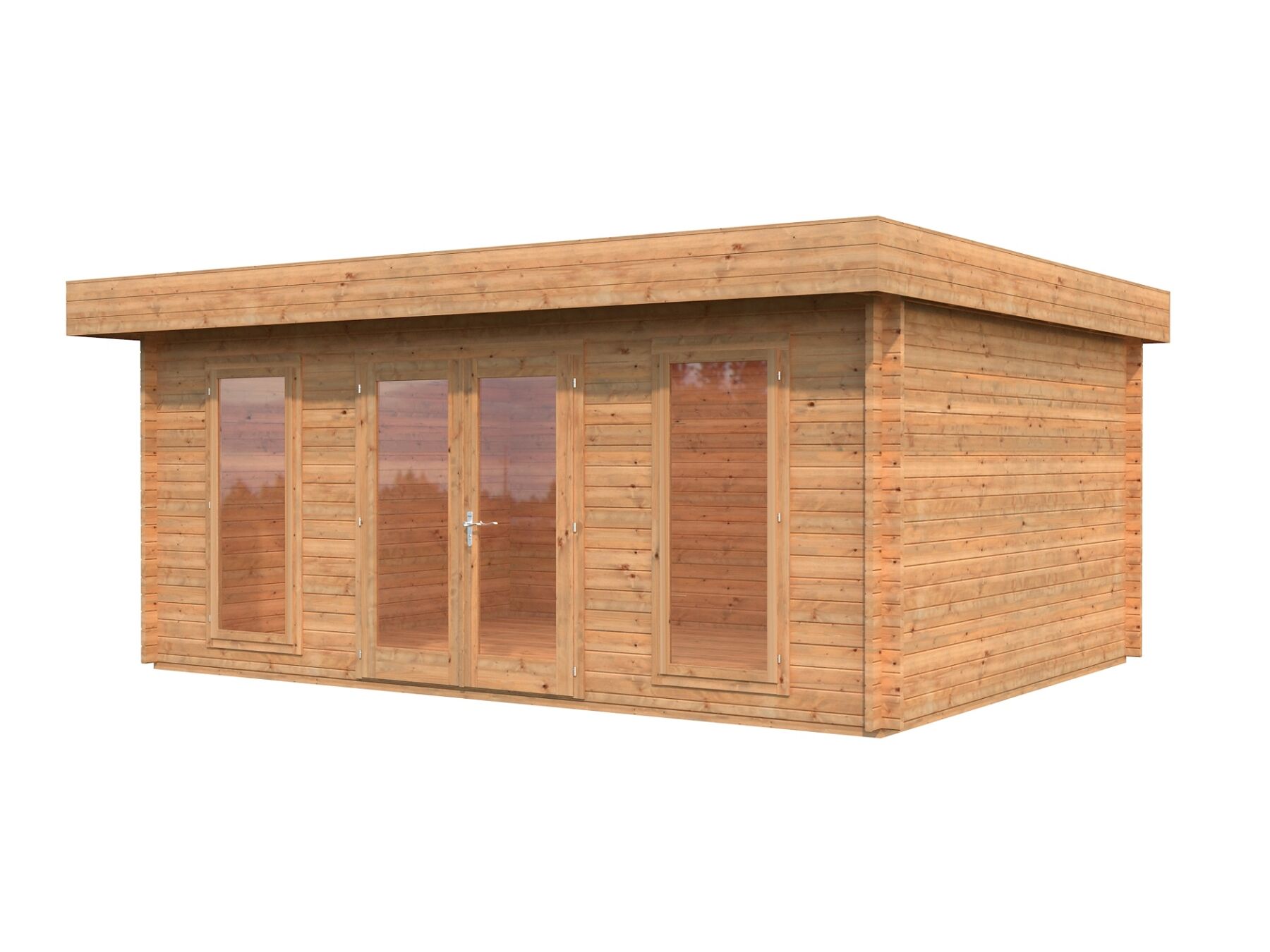 Gartenhaus Bret 19,9 m² Hellbraun