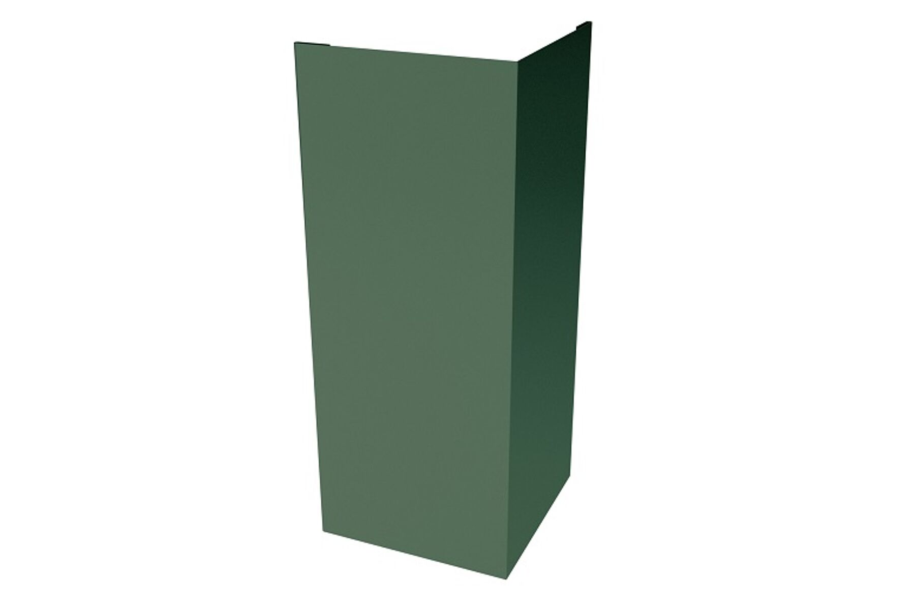Eckwinkel Außen Dunkelgrün 100 x 100 x 2000 mm