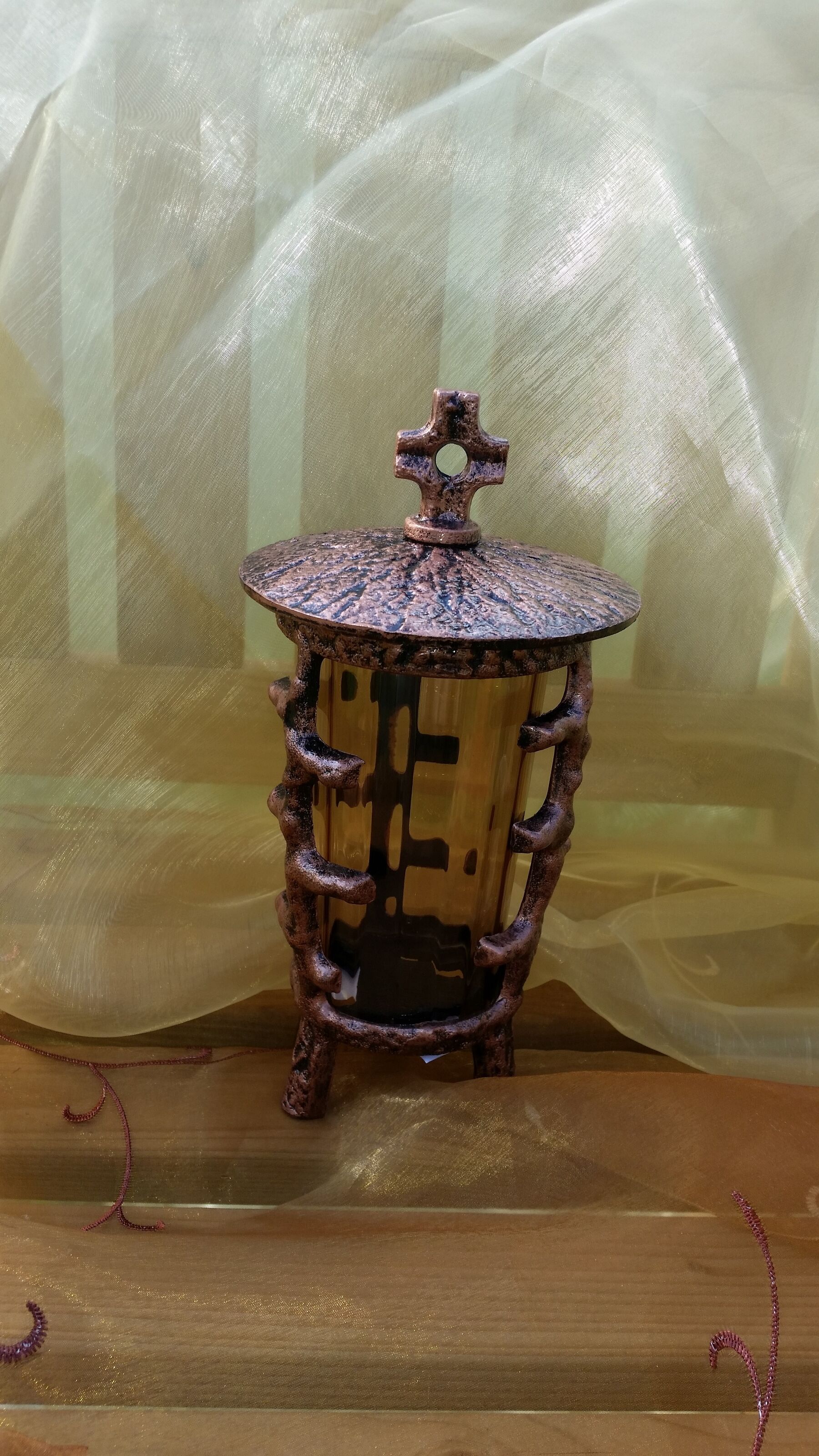 Moll Grableuchte Kupferoptik 24124 Rot