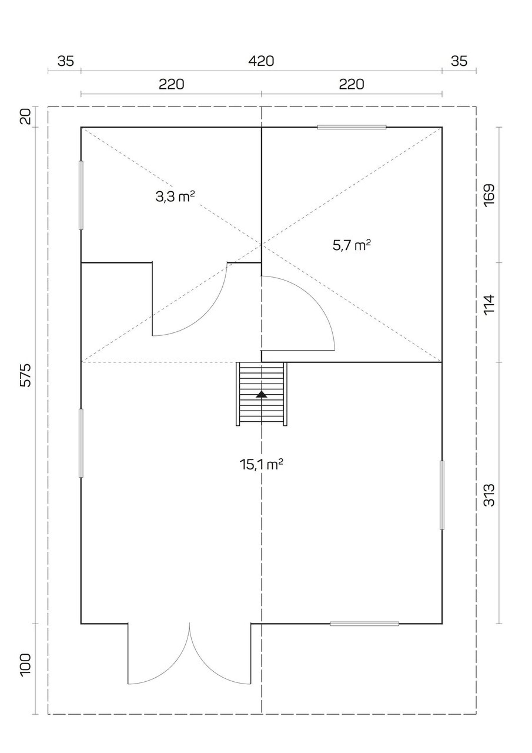 Gartenhaus Gotland F 70