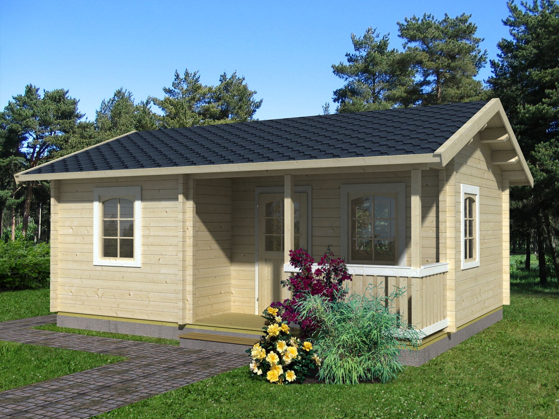 Ferienhaus Sandra 21,5+3,7 m²