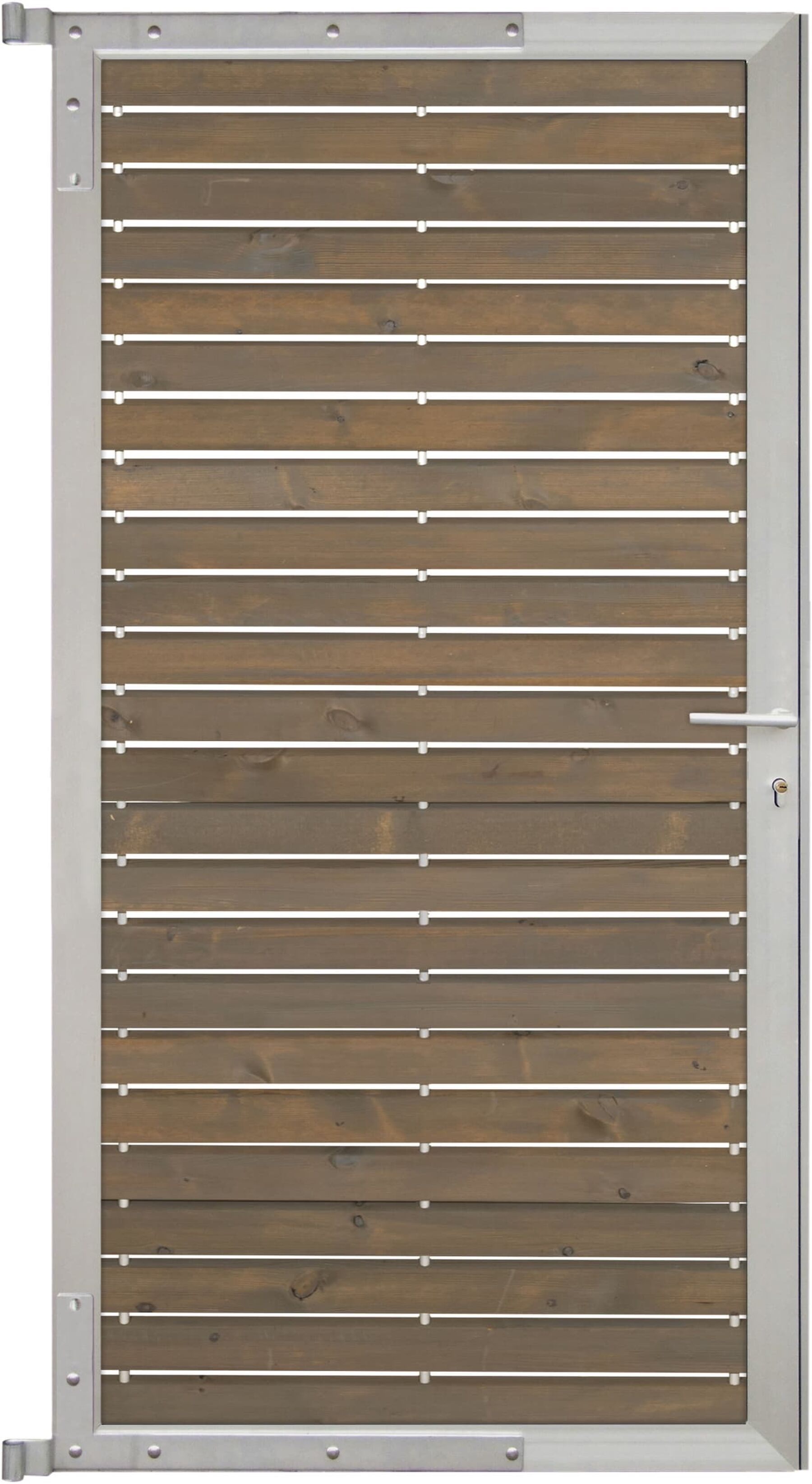 gittertür, Holztür, Metalltür, Gitterfront, Tür mit Lamellen