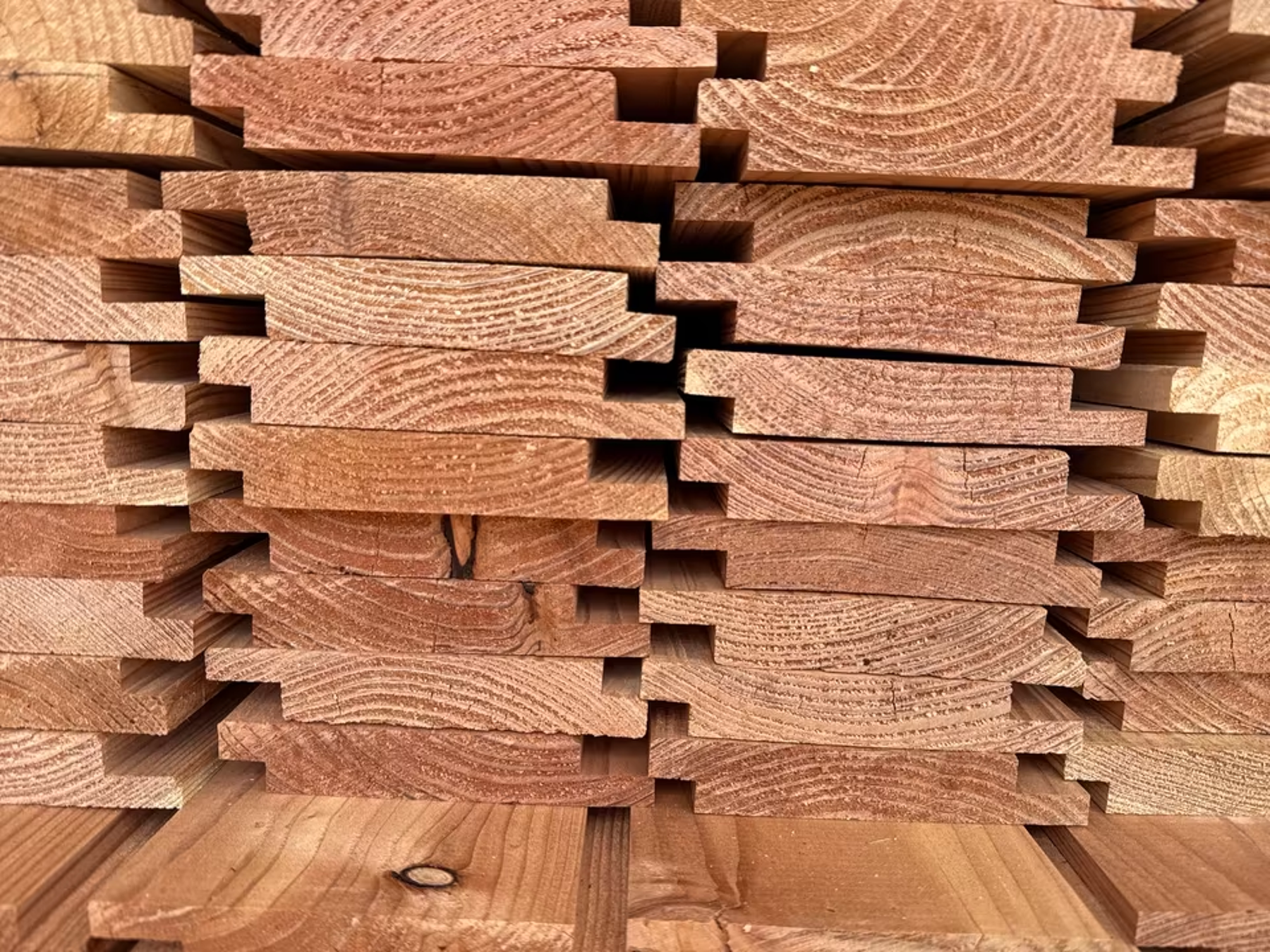 50 m² Lärche Profilholz , 22x129x4000 mm