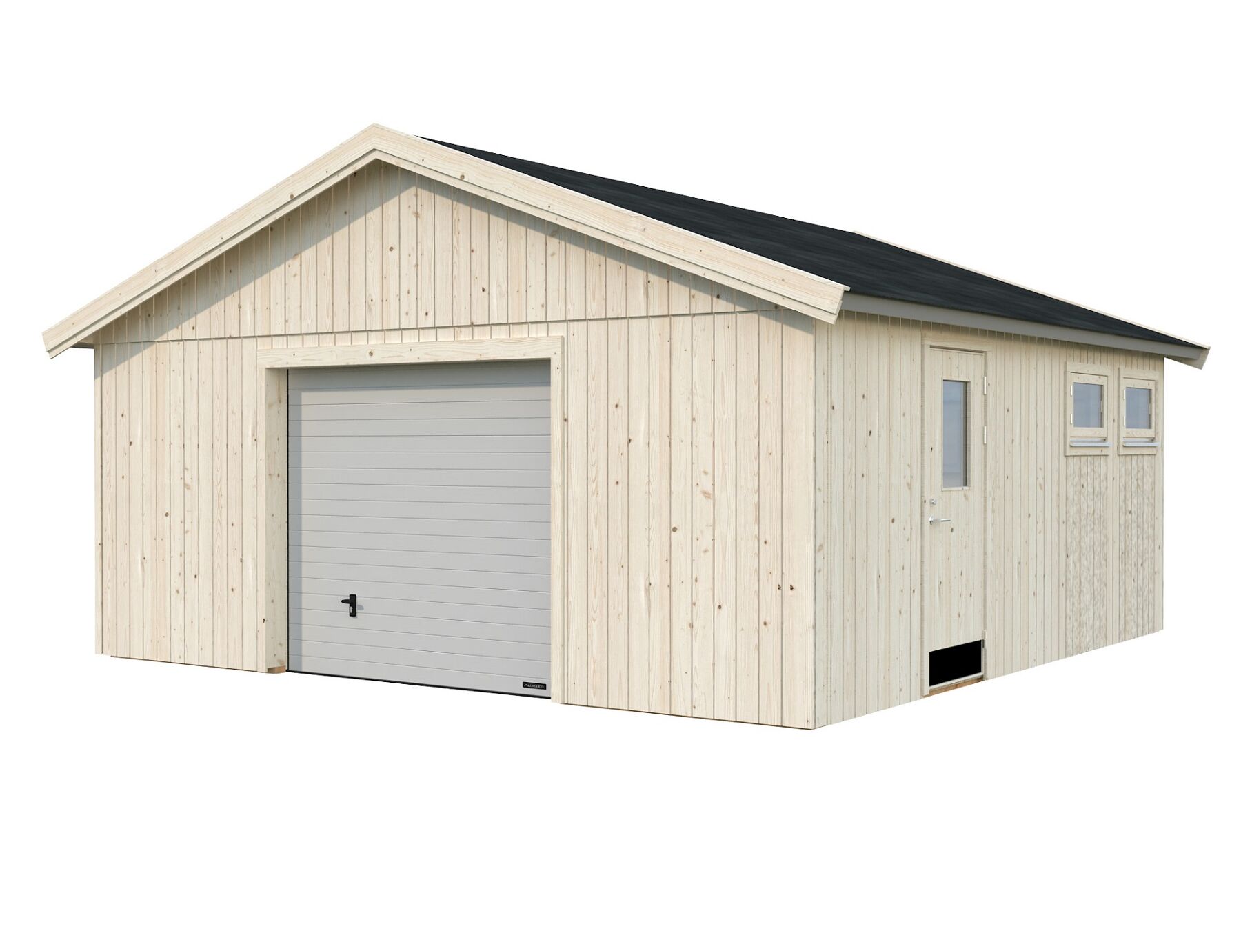 Elementgarage Andre 28,5 m² Mit Sektionaltor