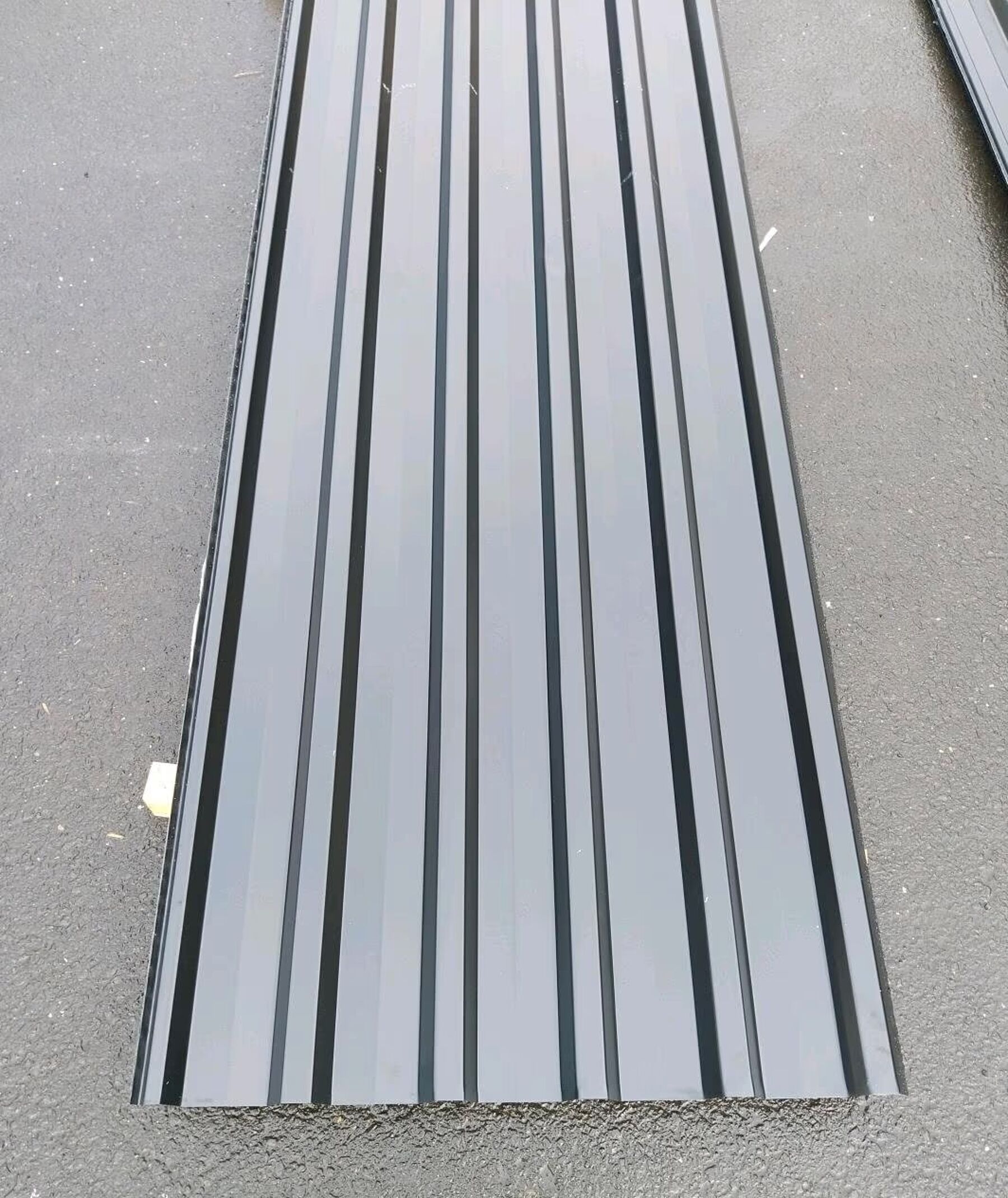 31,20 m² Trapezblech Sonderposten 300 cm Schwarz DP 35-200 Fußboden, Aluminium