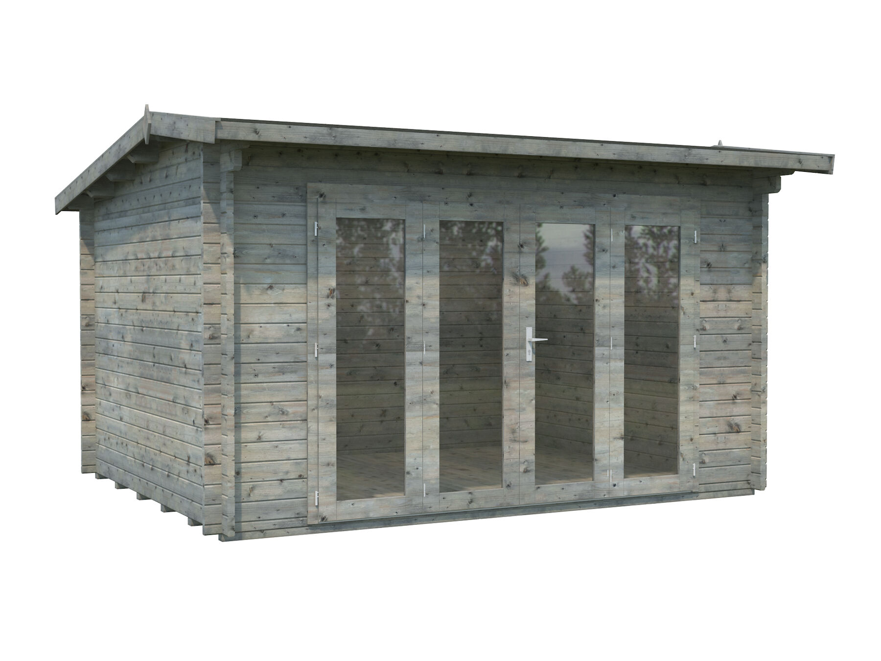 Gartenhaus Ines 11,1 m² Grau 
