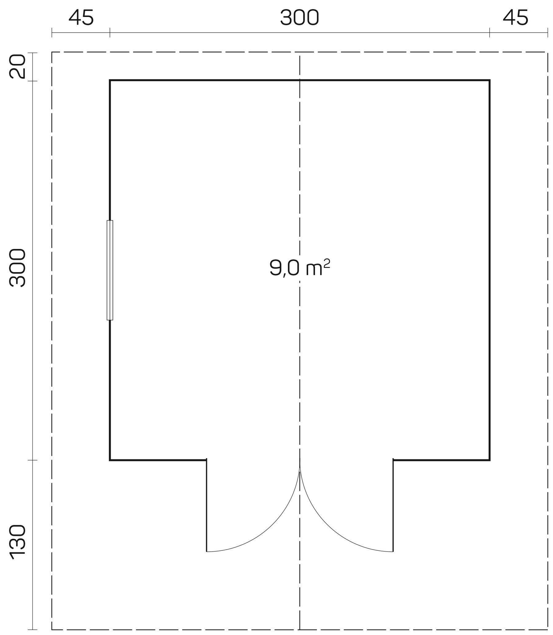 Gartenhaus Sandra B 70