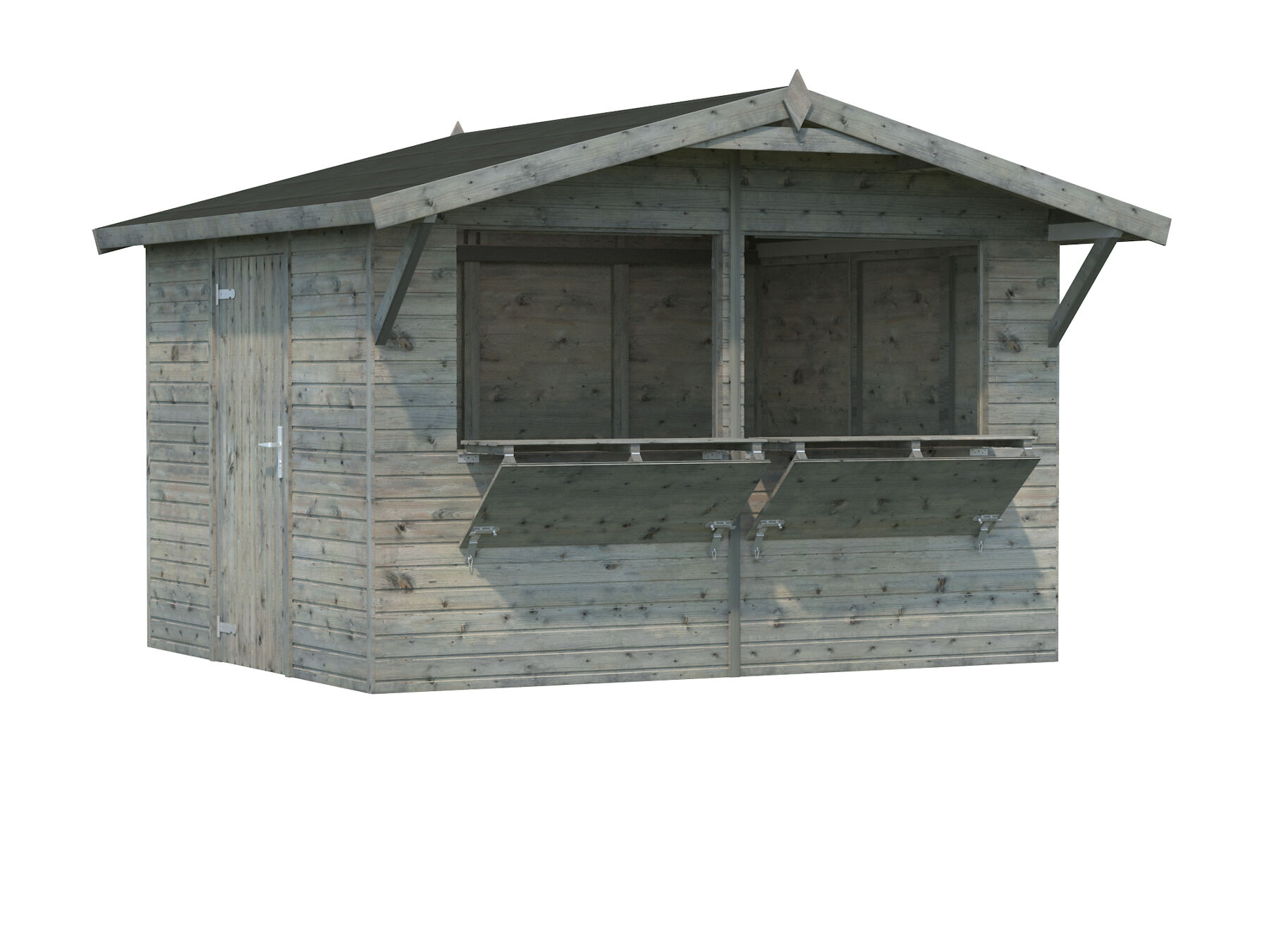 Palmako Verkaufsstand Stella 8,2 m² Grau