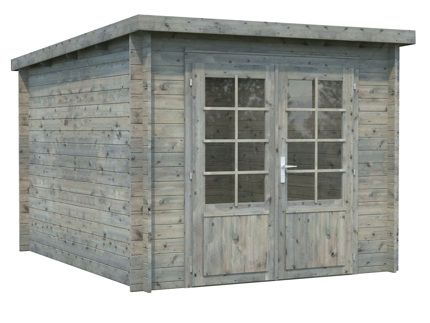 Gartenhaus Ella 6,9 m² Grau 