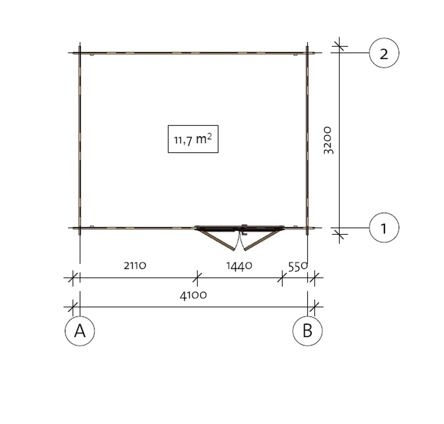 Gartenhaus Lugano 34 C