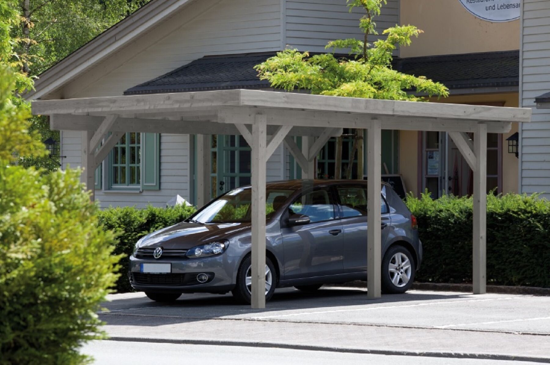 Carport Rügen 1 Naturbelassen