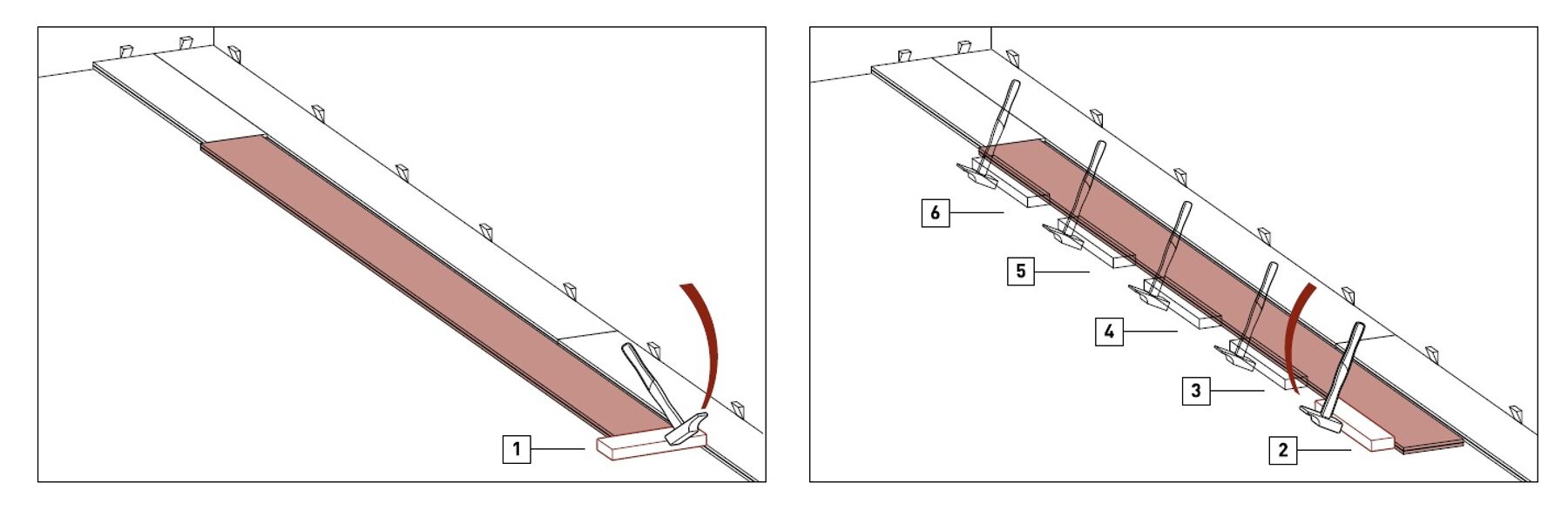Parkett Eiche Schiffsboden matt lackiert, 2390 x 198 x 14 mm