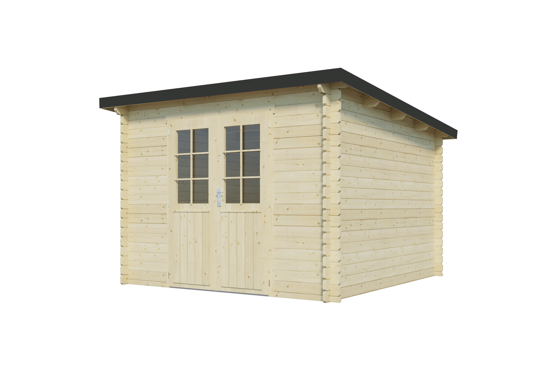 Gartenhaus Evolution 34A, + Kostenloses Trapezblech Dach