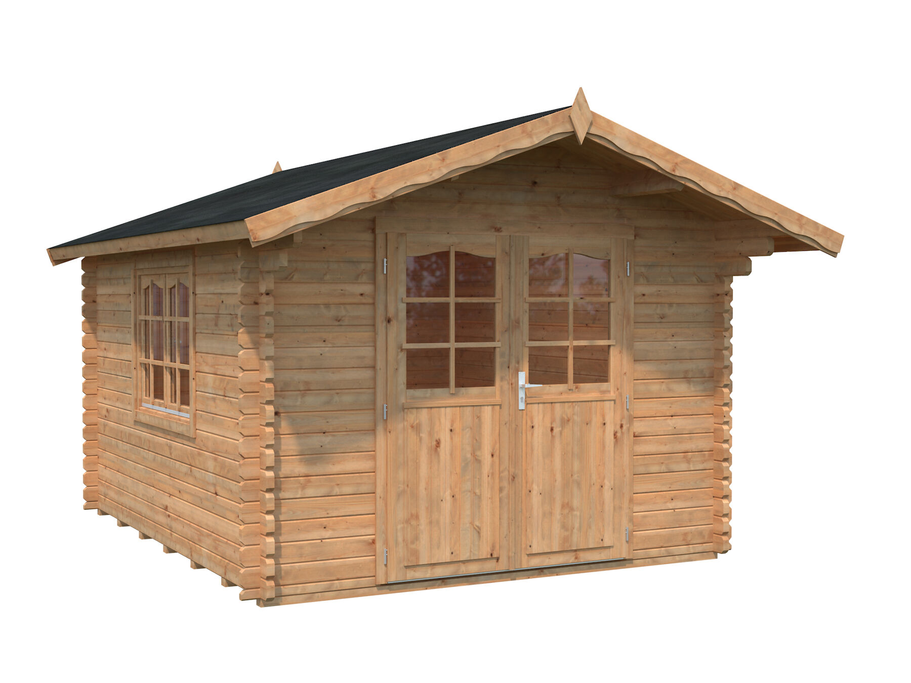 Palmako Gartenhaus Sally 10,2 m² Hellbraun 