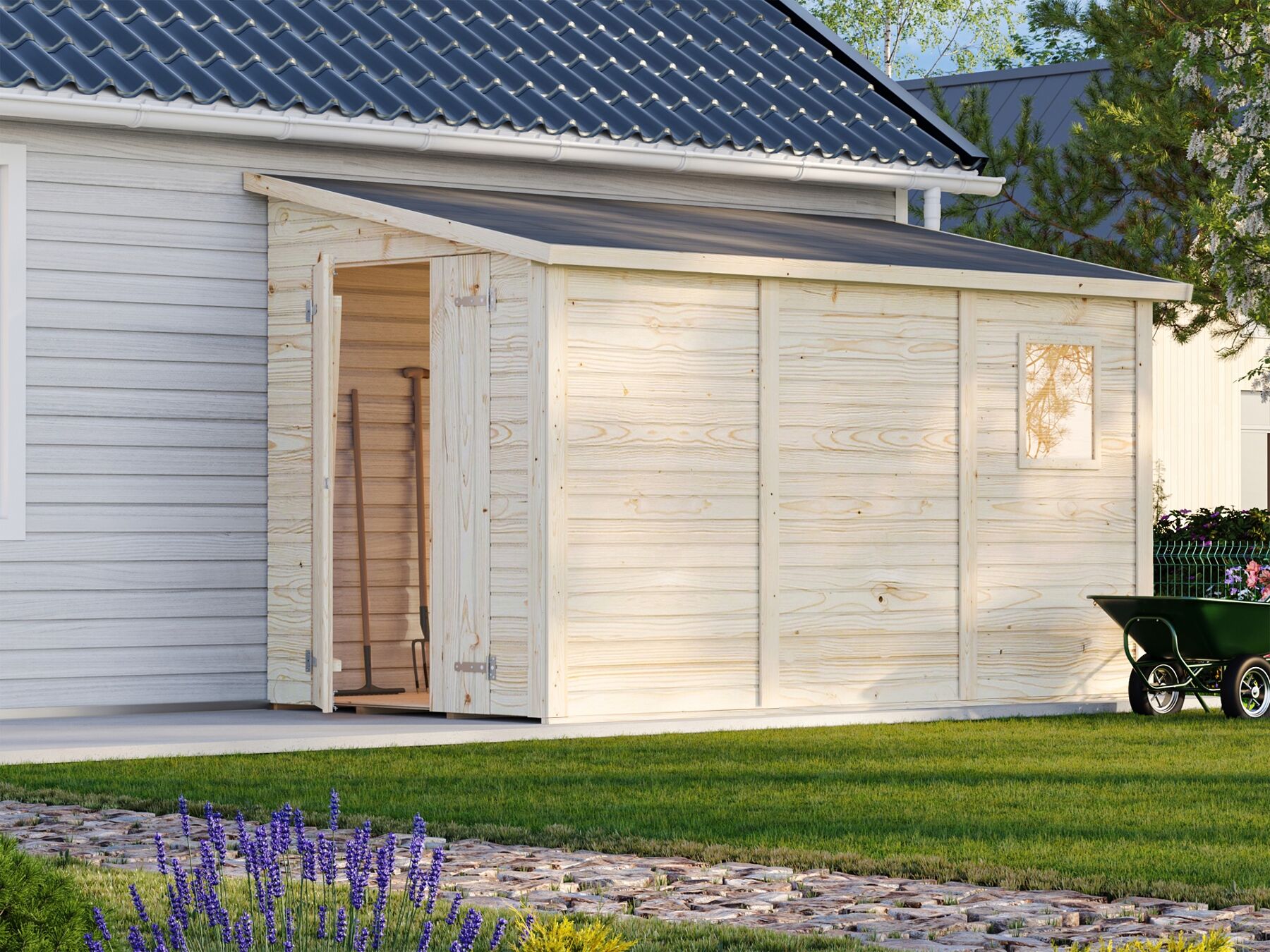 Anbauschuppen Mia 5,2 m²