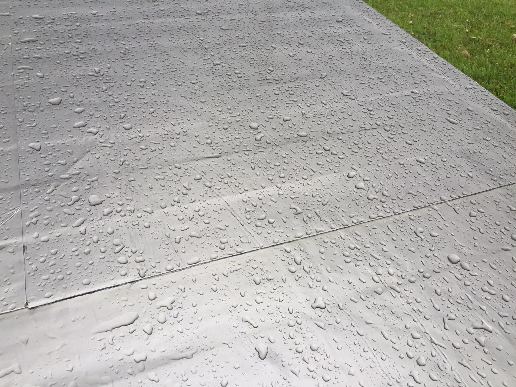 30 m² Selbstklebende Dachfolie Aluminium