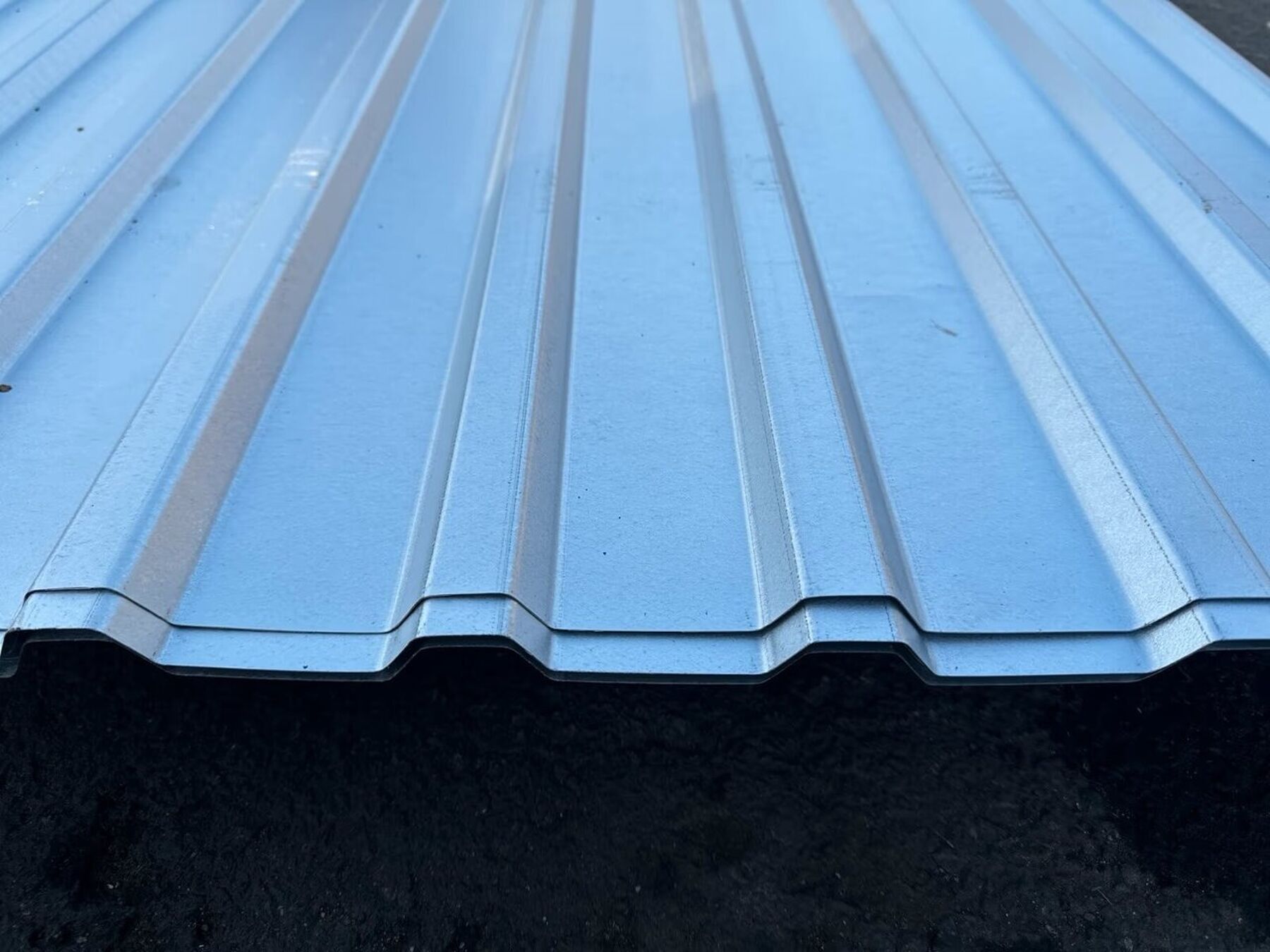 29,16 m² Trapezblech Sonderposten 300 cm Silber DP 20-65