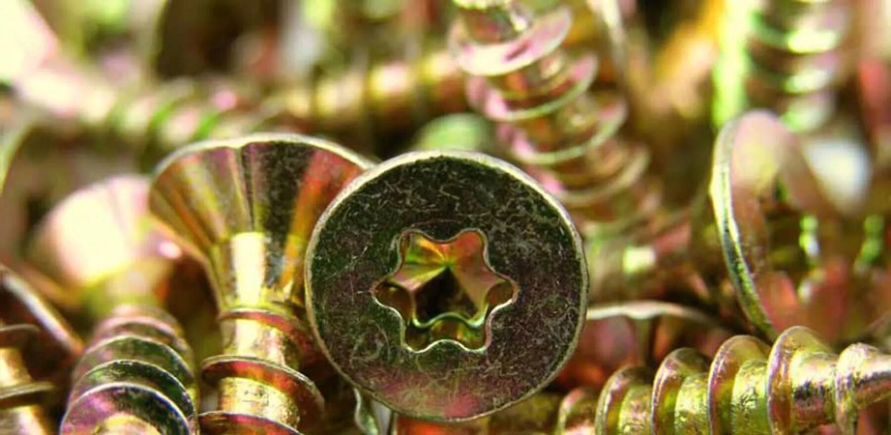 Spannplattenschrauben, Torx T20 gelb verzinkt 4.0x20 mm 100er Box