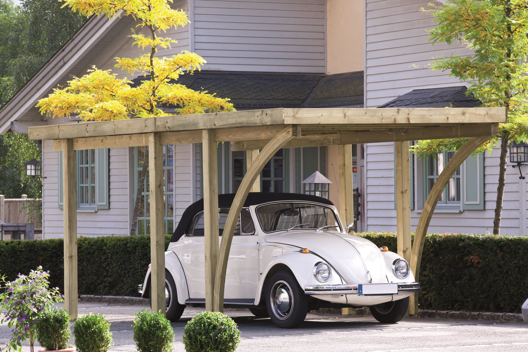 Carport Hooge 1 KDI Grün