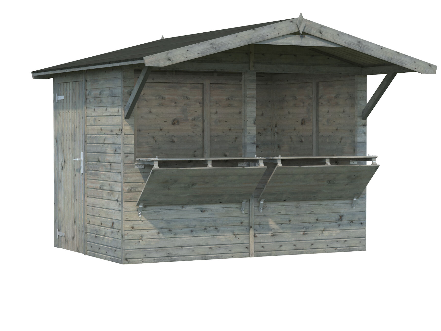 Palmako Verkaufsstand Stella 5,0 m² Grau